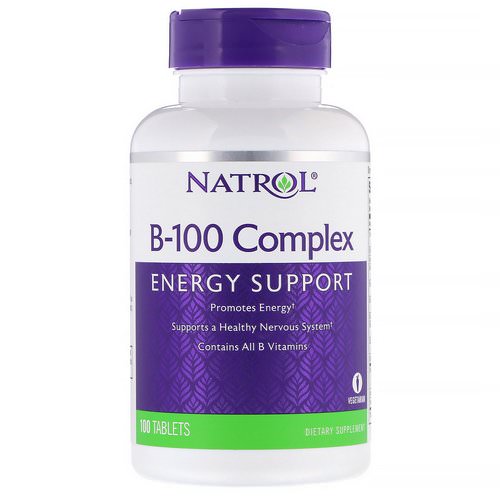 Natrol, B-100 Complex, 100 Tablets Review