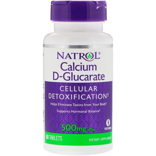 Natrol, Calcium D-Glucarate, 500 mg, 60 Tablets Review