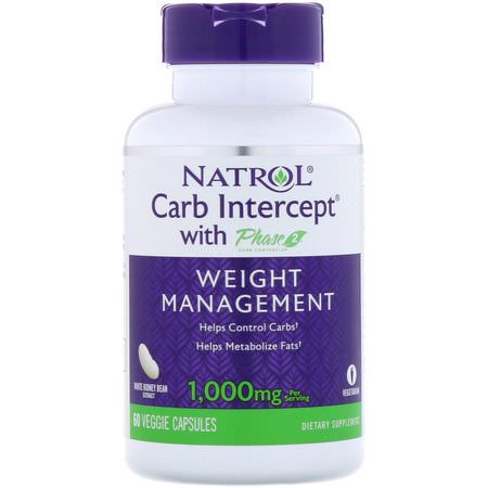 Natrol White Kidney Bean Extract Condition Specific Formulas - White Kidney Bean Extract, Vikt, Kost, Kosttillskott