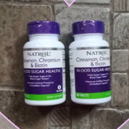 Natrol Blood Support Formulas Cinnamon Herbs