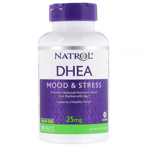 Natrol, DHEA, 25 mg, 300 Tablets Review