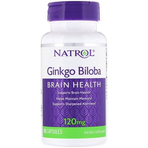 Natrol, Ginkgo Biloba, 120 mg, 60 Capsules Review