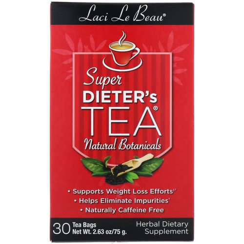 Natrol, Laci Le Beau, Super Dieter's Tea, Natural Botanicals, 30 Tea Bags, 2.63 oz (75 g) Review