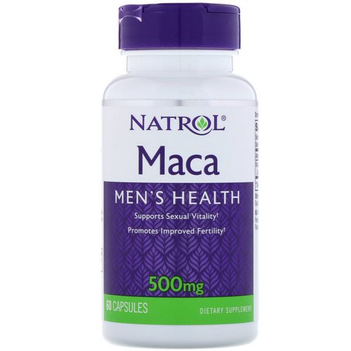 Natrol, Maca, 500 mg, 60 Capsules Review
