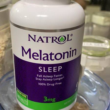 Natrol Melatonin, Sömn, Kosttillskott