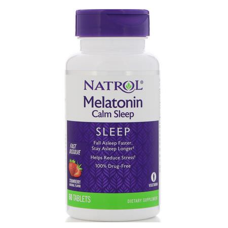 Natrol Melatonin Condition Specific Formulas - Melatonin, Sömn, Kosttillskott