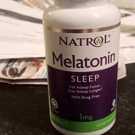 Natrol Melatonin - Melatonin, Sömn, Kosttillskott