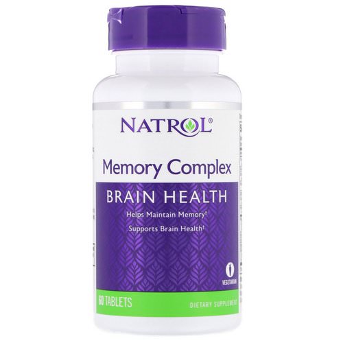 Natrol, Memory Complex, 60 Tablets Review