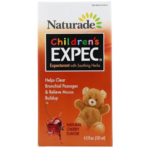 Naturade, Children's EXPEC, Herbal Expectorant, Natural Cherry Flavor, 4.2 fl oz (125 ml) Review