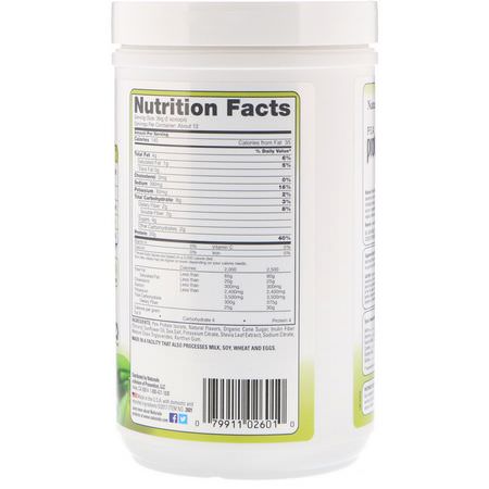 Ärtprotein, Växtbaserat Protein, Sportnäring: Naturade, Pea Protein Vegan Shake, Vanilla, 15.2 oz (432 g)