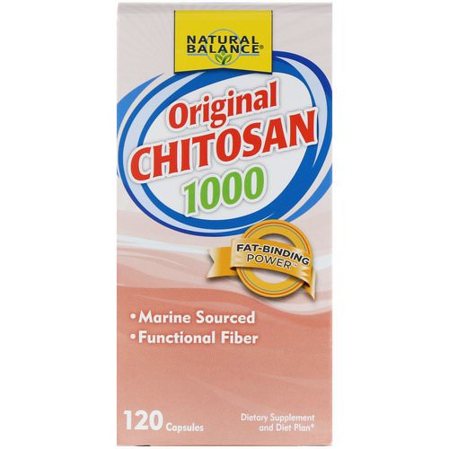 Natural Balance, Original Chitosan, 1,000 mg, 120 Capsules Review