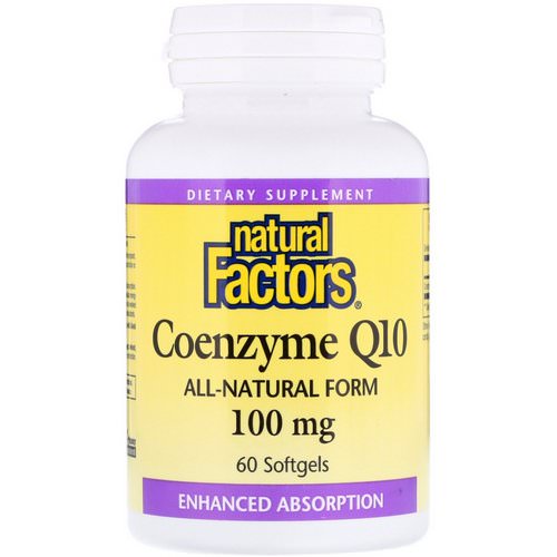 Natural Factors, Coenzyme Q10, 100 mg, 60 Softgels Review