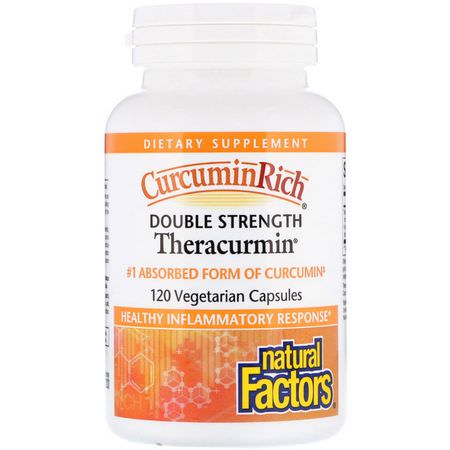 Natural Factors Curcumin - Curcumin, Gurkmeja, Antioxidanter, Kosttillskott