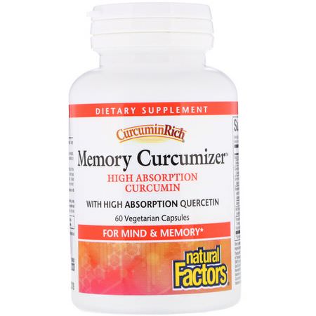 Natural Factors Curcumin - Curcumin, Gurkmeja, Antioxidanter, Kosttillskott