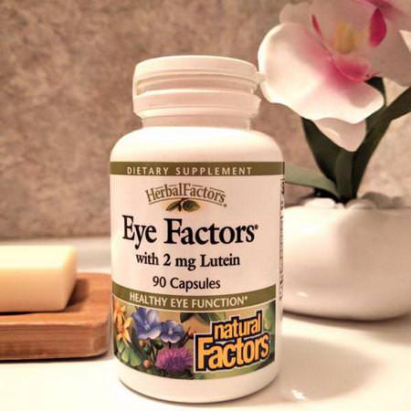 Natural Factors Eye Formulas - Öga, Näsa, Örat, Kosttillskott