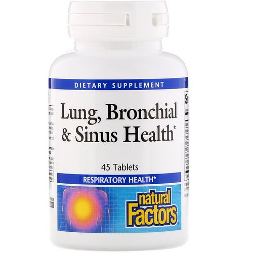 Natural Factors, Lung, Bronchial & Sinus Health, 45 Tablets Review