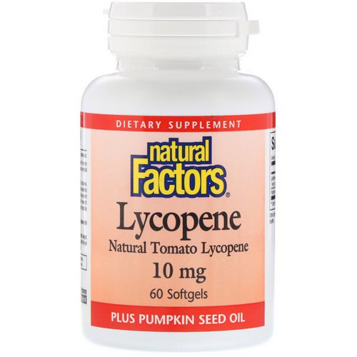 Natural Factors, Lycopene, 10 mg, 60 Softgels Review