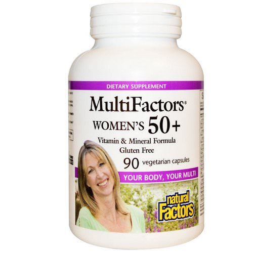 Natural Factors, MultiFactors, Women's 50+, 90 Veggie Caps Review
