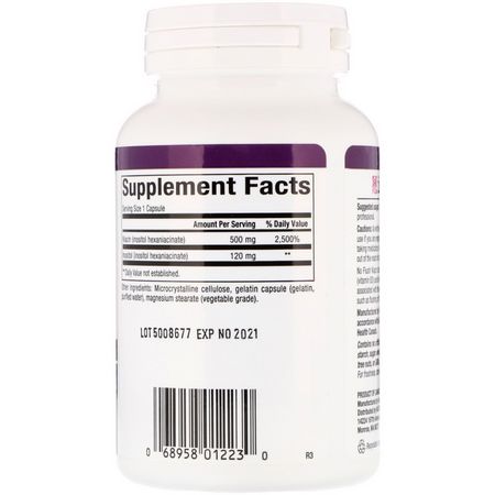 B3 Niacin, Vitamin B, Vitaminer, Kosttillskott: Natural Factors, No Flush Niacin, 500 mg, 90 Capsules