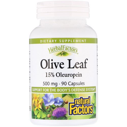 Natural Factors, Olive Leaf, 500 mg, 90 Capsules Review