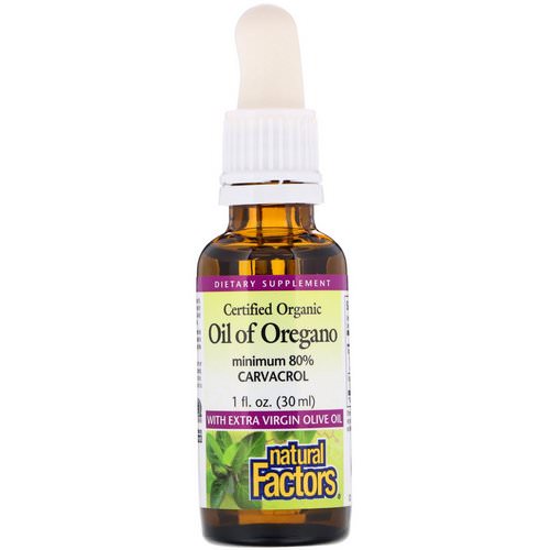 Natural Factors, Organic Oil of Oregano, 1 fl oz (30 ml) Review