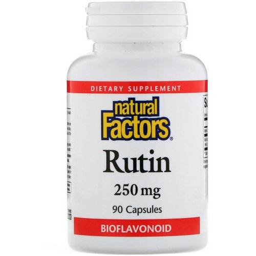 Natural Factors, Rutin, 250 mg, 90 Capsules Review