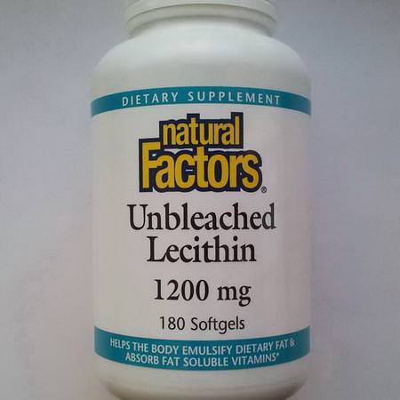 Natural Factors Lecitin, Kosttillskott