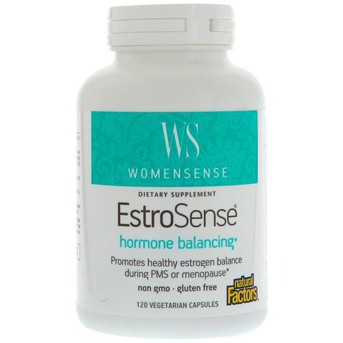 Natural Factors, WomenSense, EstroSense, Hormone Balancing, 120 Vegetarian Capsules Review