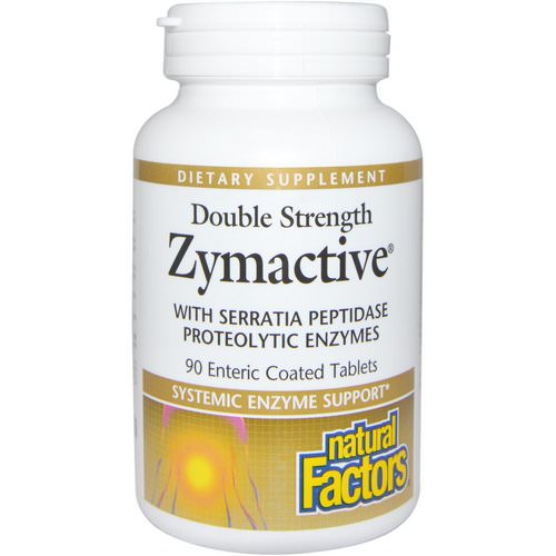 Natural Factors, Zymactive, Double Strength, 90 Enteric Coated Tablets Review