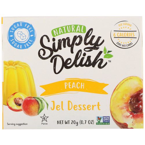 Natural Simply Delish, Natural Jel Dessert, Peach, 0.7 oz (20 g) Review