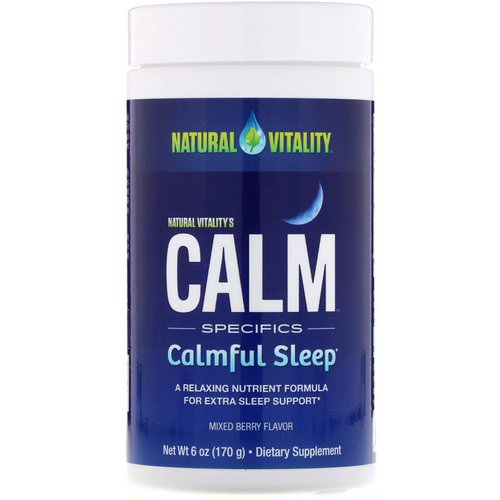 Natural Vitality, Calm, Calmful Sleep, Mixed Berry Flavor, 6 oz (170 g) Review