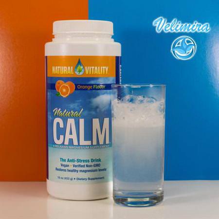 Natural Vitality Magnesium Calm Formulas - Lugn, Magnesium, Mineraler, Kosttillskott