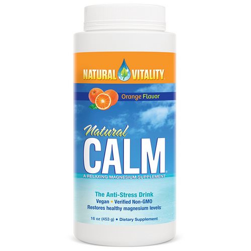 Natural Vitality, Natural Calm, The Anti-Stress Drink, Organic Orange Flavor, 16 oz (453 g) Review
