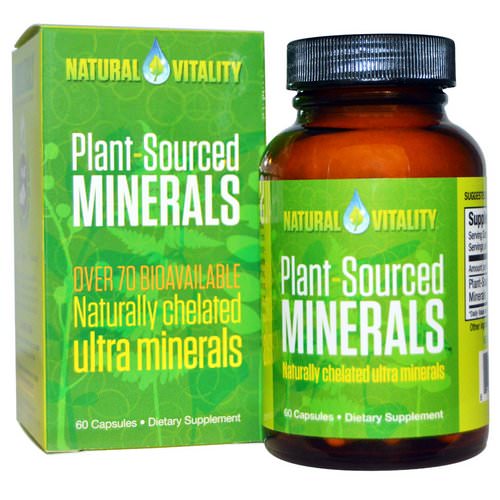 Natural Vitality, Plant-Sourced Minerals, 60 Capsules Review