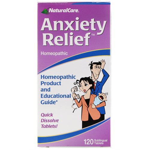 NaturalCare, Anxiety Relief, 120 Sublingual Tablets Review