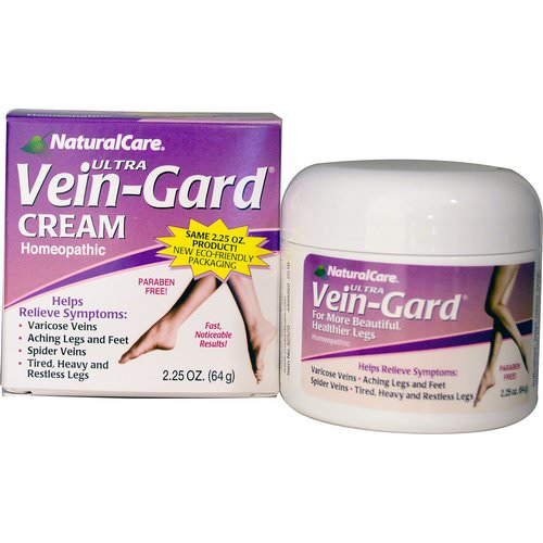 NaturalCare, Ultra Vein-Gard Cream, 2.25 oz (64 g) Review
