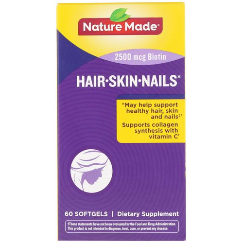 Nature Made, Hair, Skin, & Nails, 60 Softgels Review