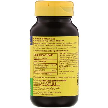 Iherb: Nature Made, Milk Thistle, 140 mg Extract, 50 Capsules