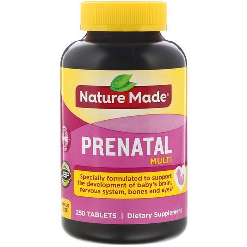 Nature Made, Prenatal Multi, 250 Tablets Review