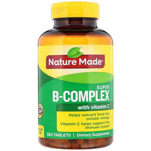 Nature Made, Super-B Complex with Vitamin C, 360 Tablets Review
