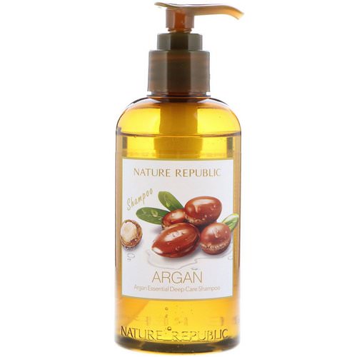 Nature Republic, Argan Essential Deep Care Shampoo, 10.13 fl oz (300 ml) Review