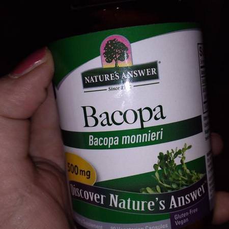 Nature's Answer Bacopa - Bacopa, Adaptogens, Homeopati, Örter