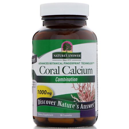 Nature's Answer Calcium Formulas Coral Calcium - Koralkalcium, Mineraler, Kosttillskott