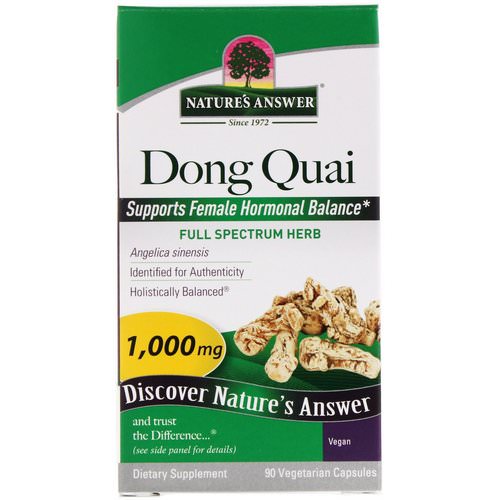 Nature's Answer, Dong Quai, 1,000 mg, 90 Vegetarian Capsules Review