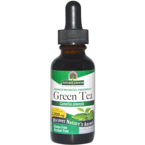 Nature's Answer, Green Tea, Alcohol-Free, 2,000 mg, 1 fl oz (30 ml) Review