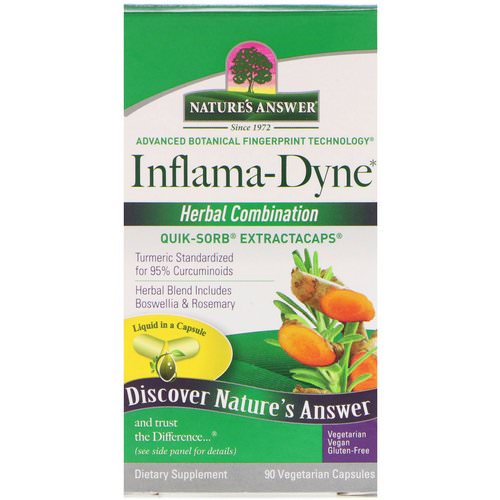 Nature's Answer, Inflama-Dyne, Herbal Combination, 90 Vegetarian Capsules Review