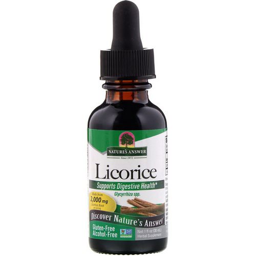 Nature's Answer, Licorice, Alcohol Free, 2,000 mg, 1 fl oz (30 ml) Review