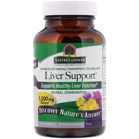 Nature's Answer Herbal Formulas Liver Formulas - Lever, Kosttillskott, Örter, Homeopati