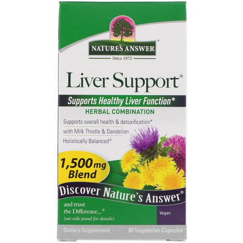 Nature's Answer, Liver Support, 1,500 mcg, 90 Vegetarian Capsules Review