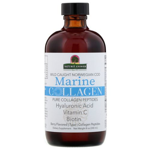 Nature's Answer, Marine Collagen, Wild Caught Norwegian Cod, Berry Flavored, 8 oz (240 ml) Review